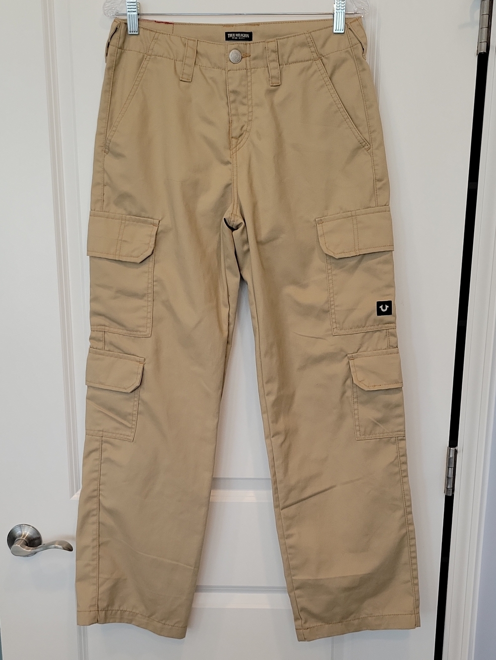 True Religion Women's Cargo Pants Size 28x32 Relaxed Fit Casual